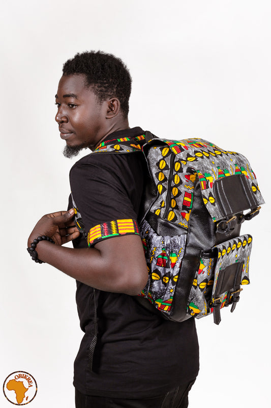 backpacks African print