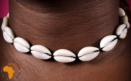 African  Cowrie Shell Necklace